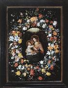 BRUEGHEL, Ambrosius Holy Virgin and Child oil